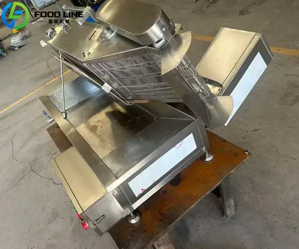 custom made stainless steel commercial frying machine