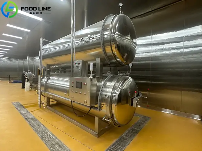 dual tank water bath sterilization retort