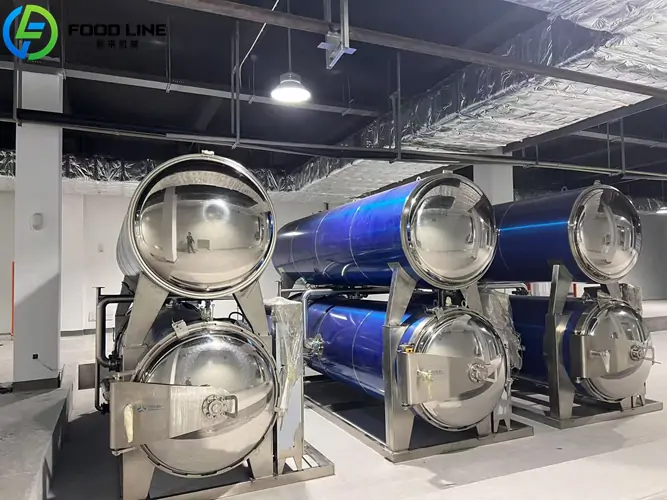 energy saving water bath high temperature sterilization retort
