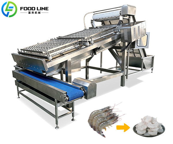 fully automatic shrimp peeling machine
