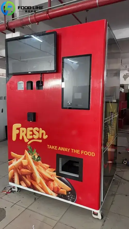 high temp baked hot fries vending machine for sale in mexico