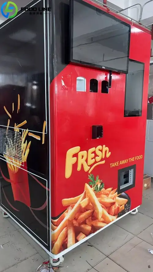 hot air heated fried food vending equipment