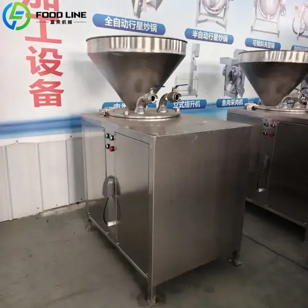 industrial hydraulic meat stuffer for food factories