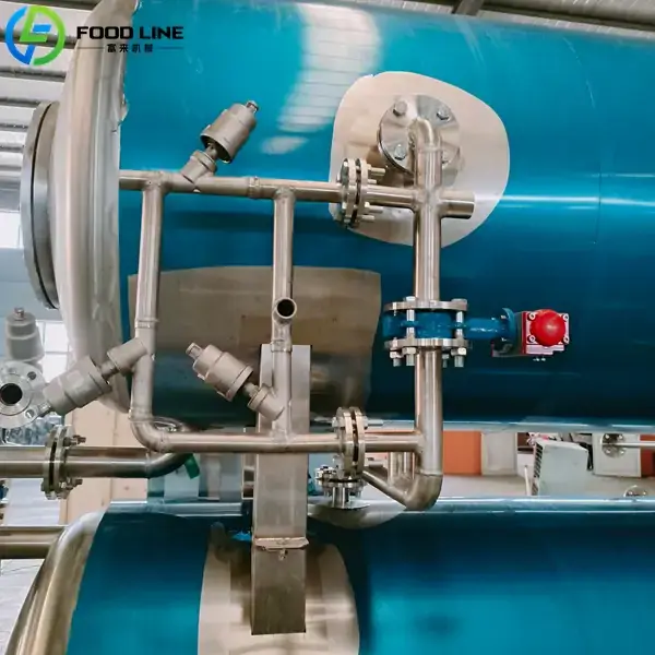 large capacity industrial retort sterilizer