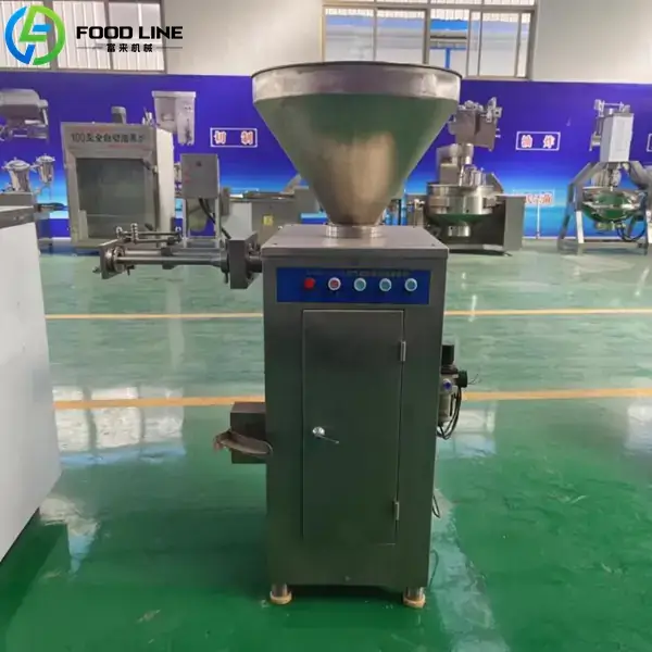 precise portioning pneumatic sausage stuffing machine twisting function