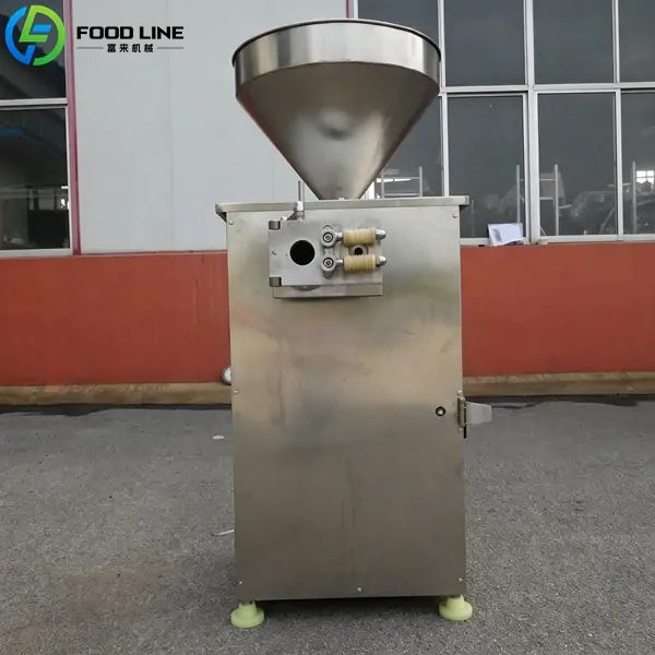 quantitative sausage filler machine with twisting