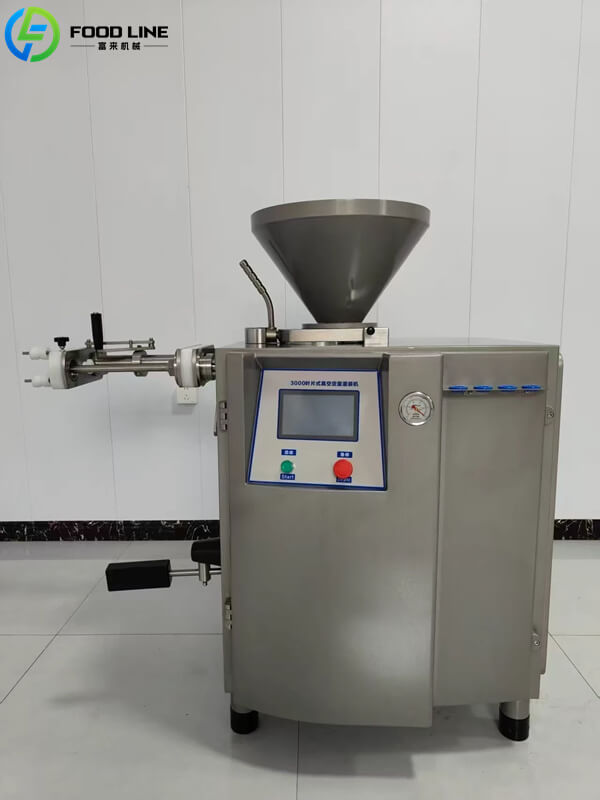 quantitative vacuum sausage filling machine for air free products
