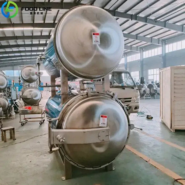 recirculating water bath food retort