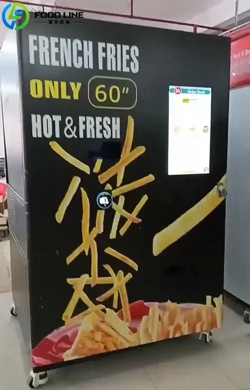 self service baked fried food vending machine
