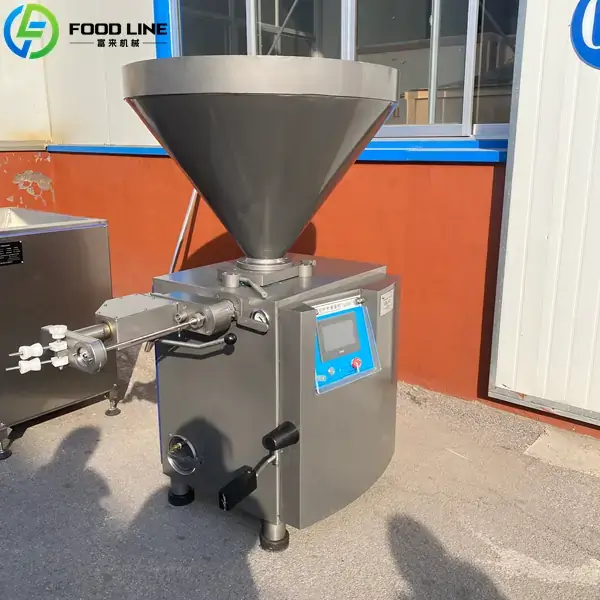 vacuum sausage filling equipment with large hopper