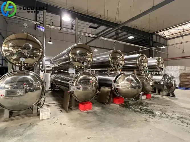 water bath retort for high temperature food sterilization