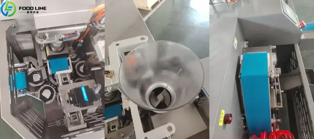 automatic dumpling maker for crimped edge dumplings