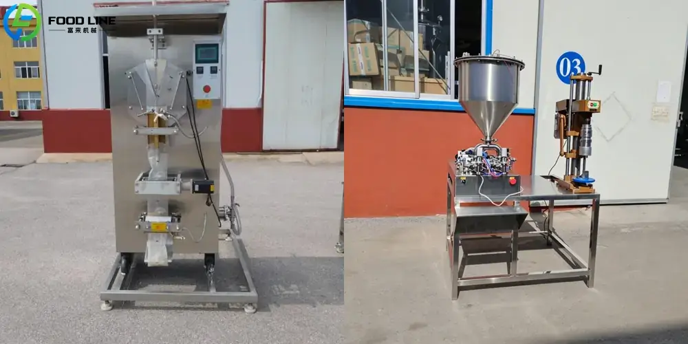 bag and bottle filling machine for yogurt