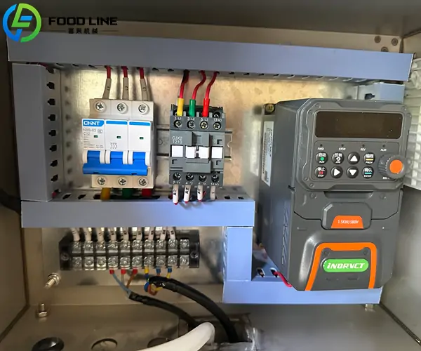 control system of chicken vacuum tumbler