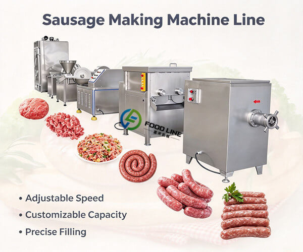 sausage making machine line for sale