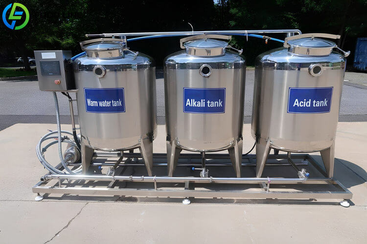 stainless steel cip cleaning unit