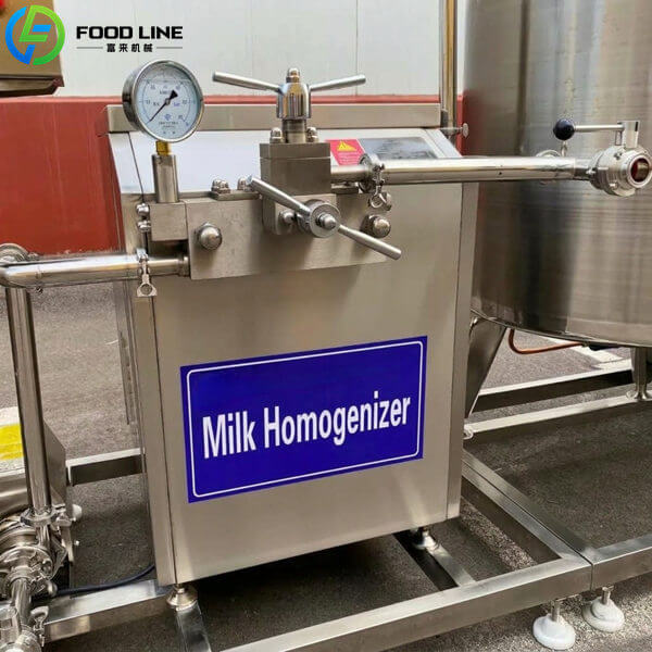 stainless steel milk homogenizing machine
