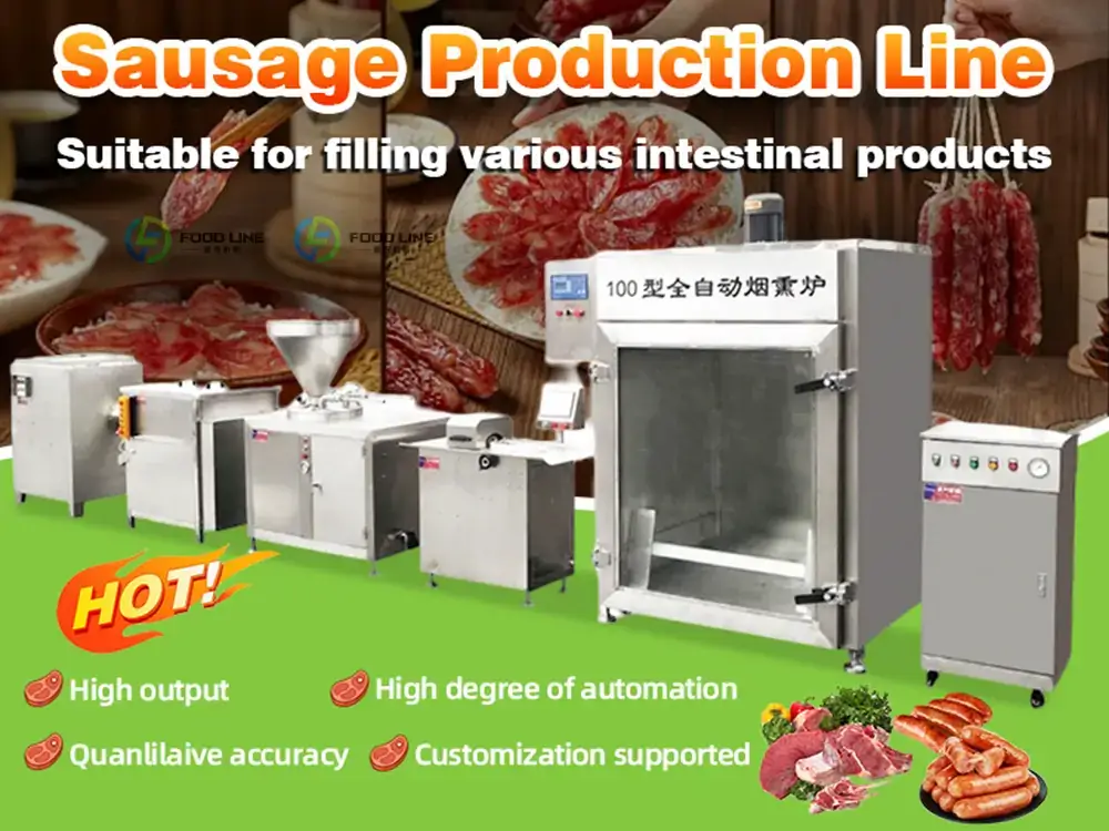 turnkey sausage making line
